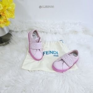 Fendi Kids Light Pink Sneakers Size 29 (11.5)